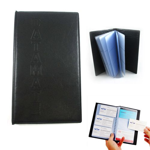 120 business card holder name id credit book sheets case organizer wallet new ! for sale