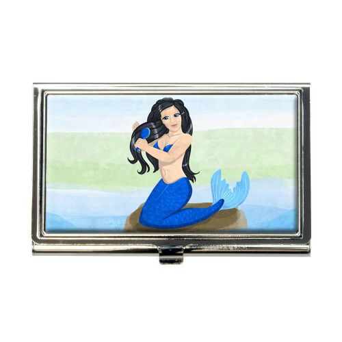 Beautiful mermaid business credit card holder case for sale