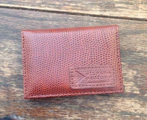 Silpada Designs faux Leather Business Card Case Brown