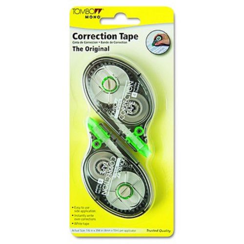 Tombow mono correction tape, 1/6&#034; x 394&#034; - 2 per pack (white) for sale