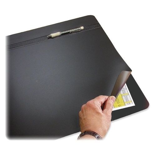 Artistic 48041 Hide-Away Desk Pad w/ 2 Channel Pen Holder 19inx24in Black