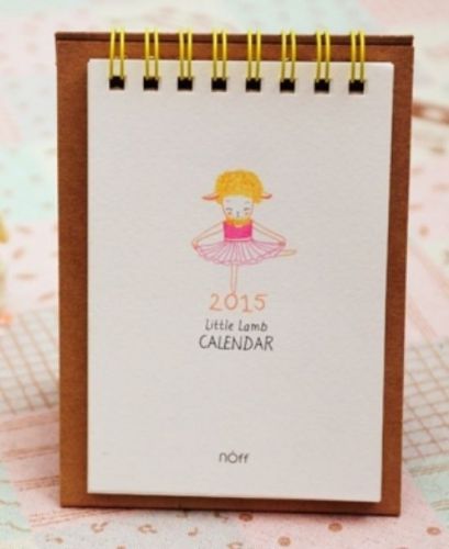 MADE IN KOREA/2015 illust table calendar/scheduler/planner/diary/office supply