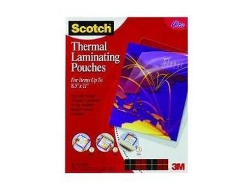 Scotch - 50-pack - clear - 8.5 in x 11 in lamination pouches TP3854-50