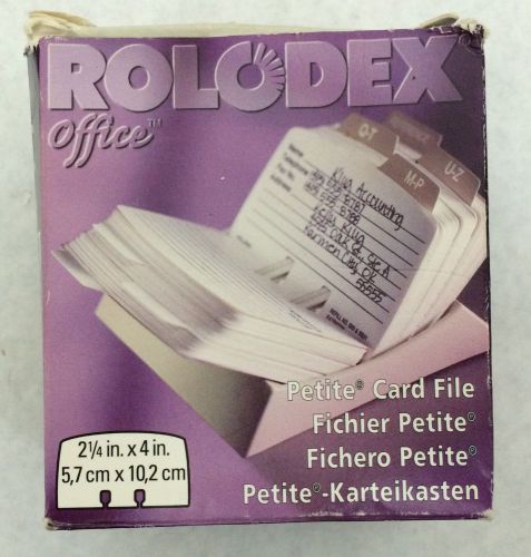 Rolodex Office Platinum 67061 File Card Blank Cards 2 1/2&#034; x 4&#034; Index Letters
