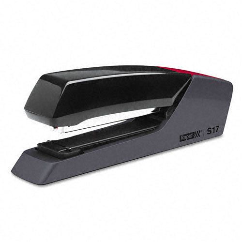 Rapid s17 superflatclinch full-strip stapler, 30 sheet capacity, black- ess73270 for sale