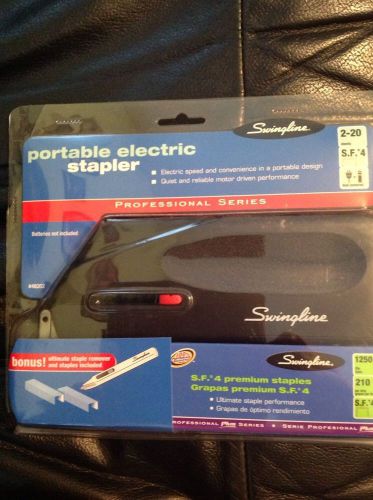 Swingline portable electric stapler 2-20 sheets item #48202 new