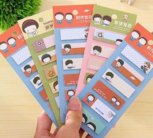 FD923 Useful 120 pages Sticky Notes Sticker Bookmarker Memo Pad ~Random~ 120page