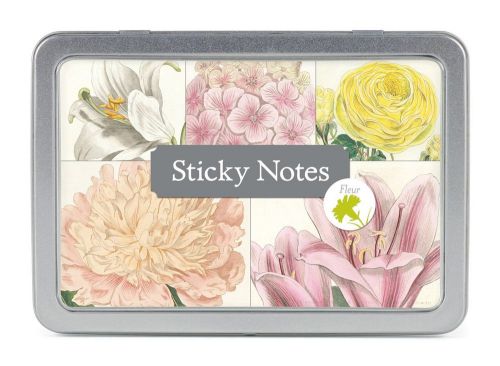 Cavallini &amp; Co. Fleur Flower Sticky Note Pad Set/ Decorative Post its