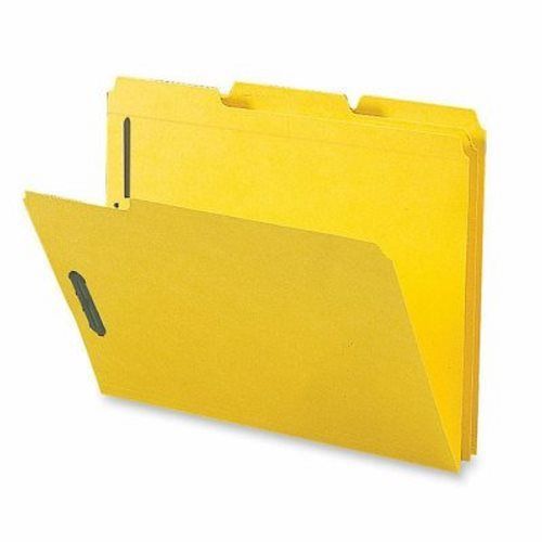 Sparco Fastener Folders,w/ 2-Ply Tab,1/3 Ast Tab,50/BX,Ltr,Yellow (SPRSP17270)