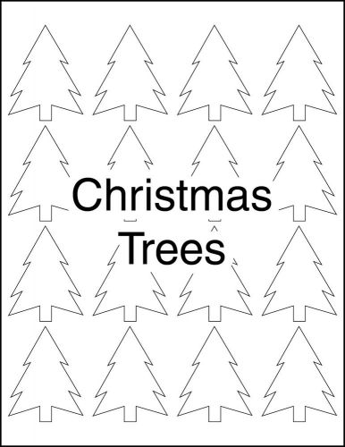 1600 christmas tree labels, laser &amp; ink jet printers 192 for sale