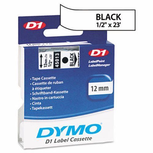 Dymo Tape Cartridge for Dymo Label Makers, 1/2in x 23ft (DYM45013)