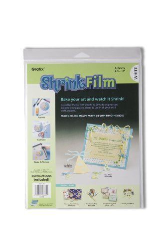 Graphix shrink film  white  8.5x11  6ct for sale