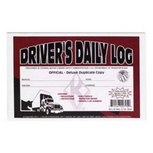 J.J. Keller 8525 Deluxe Drivers Daily Log Book with Detailed DVIR