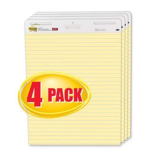 Post-it Self-stick Easel Pad - 30 Sheet - Ruled - 25&#034; X 30.50&#034; - 4 / (561vad4pk)