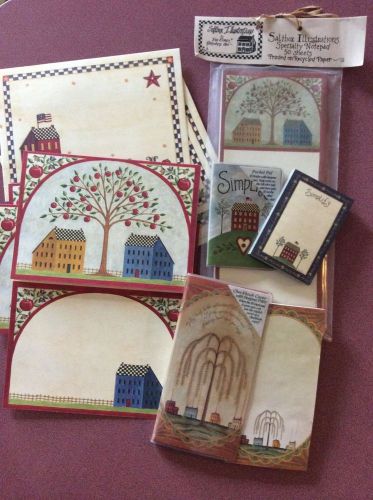 Deb Strain Saltbox House 8 Notecards w  Notepads Checkbook Cover Pocket Pad NEW!