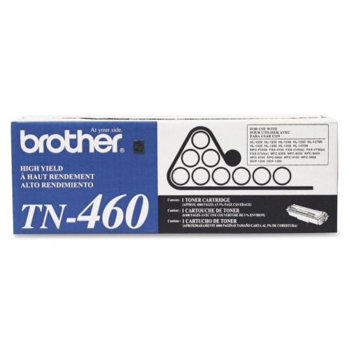 BROTHER INT L (SUPPLIES) TN460 BLACK TONER CART 6K HIGH YLD