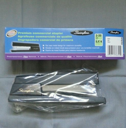 Swingline Premium Commercial Full Strip Stapler, 20-Sheet Capacity, Black