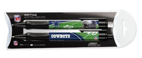 Dallas Cowboys Ballpoint Grip Pen and Mechanical Pencil Set in Pillow Pack - NFL