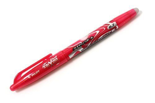 Pilot FriXion Erasable Gel Ink Pen - 0.7 mm - Pink