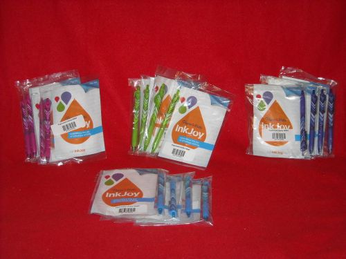 Lot of 16 Paper Mate InkJoy – 300RT Retro Wraps Ball Point Pens (PM-04)