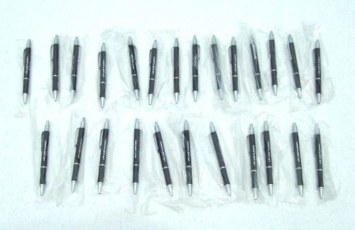 Ball Point Pen Lot 25 NEW Promotional Ballpoint Pens Individually Wrapped Office