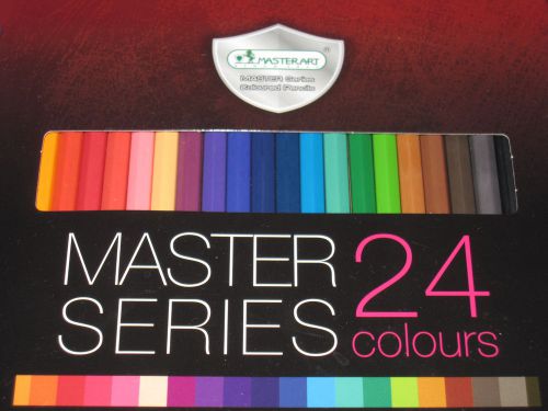 MASTERART 24 Colors 1 box of Master Series 24 Coloured Pencils