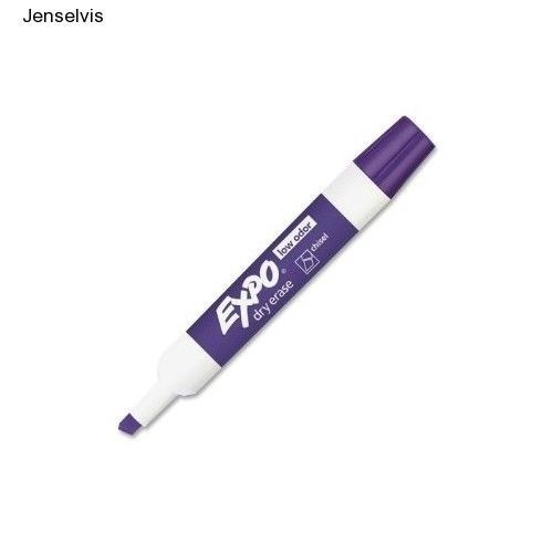 Purple Dry Erase Marker Expo Low Odor Chisel Tip White boards classrooms home 12
