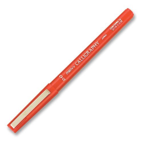 Marvy calligraphy marker - fine pen point type - 2 mm pen point size - (6000fs2) for sale