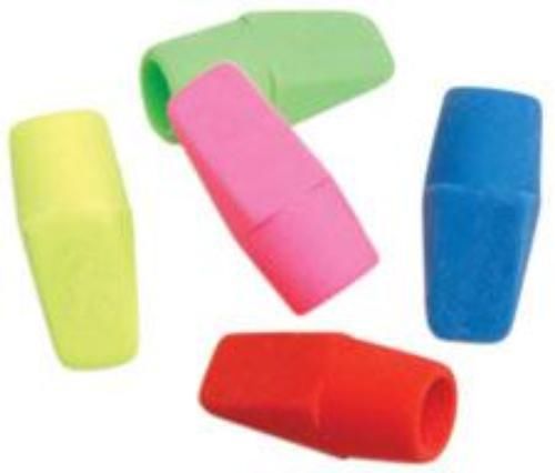 Erasers Wedge Shaped Cap 144 Count