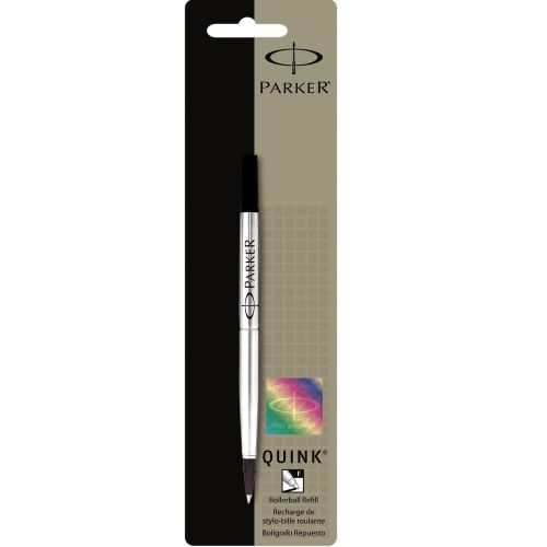 Parker Roller Ball Black Refills, 0.5mm Fine (Parker 3021331) - 1 Each