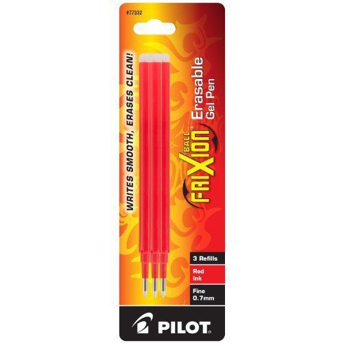 Frixion gel ink pen refills - 0.70 mm - medium point - red - 3 / pack (77332_40) for sale