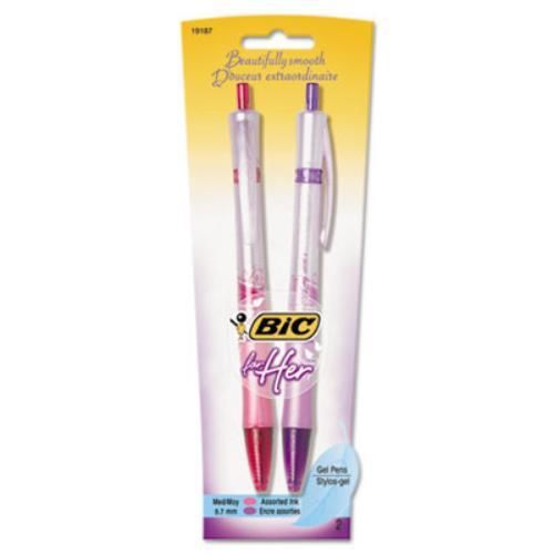 Bic for her retractable gel pens - medium pen point type - 0.7 mm (rfhrap21ast) for sale