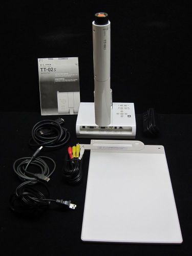 ELMO TT-02S Visual Document Camera + Cables / Adapter / Display Board