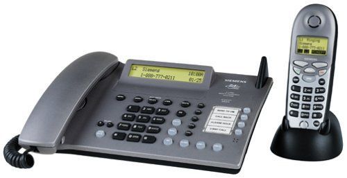 Siemens 8825 gigaset 2.4 ghz 2-line expandable cordless speakerphone/answer syst for sale
