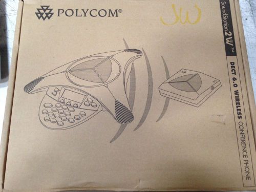 *NEW* Polycom SoundStation2W Dect 6.0 Wireless Conference Phone