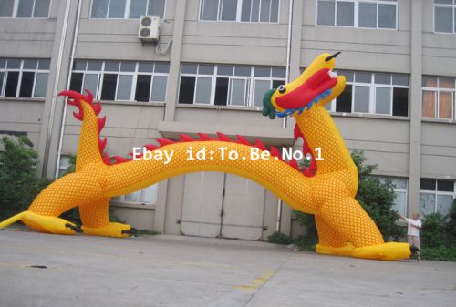 Dragon inflatable promotion games advertising archway for sale