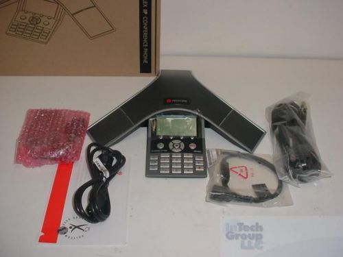POLYCOM 2230-40300-001 SOUNDSTATION IP 7000 SIP VOIP CONFERENCE PHONE WITH AC