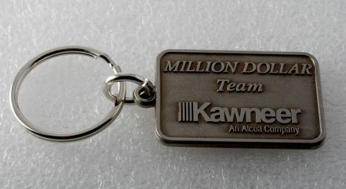 New brass metal kawneer &#034;million dollar team&#034; an alcoa company  key chain nwot for sale