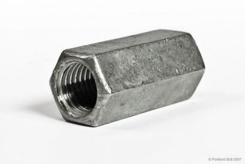 Qty (12) rod coupler for coarse threaded rod 3/8&#034; barrell nut for sale