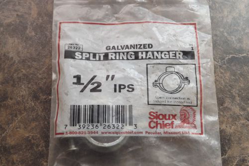 Split Ring Hanger,1/2 In - Galvanized - NEW in package