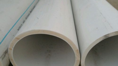 4&#034; inch diameter schedule 40 pvc pipe (1 foot length)