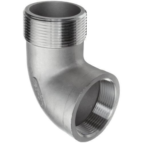 Stainless Steel 304 Cast Pipe Fitting, 90 Degree Street Elbow, MSS SP-114, New