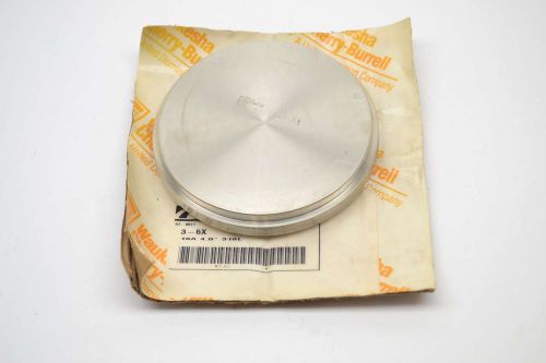 NEW WAUKESHA 3-6X 16A 3.0 316L 4IN SANITARY END CAP STAINLESS B384373