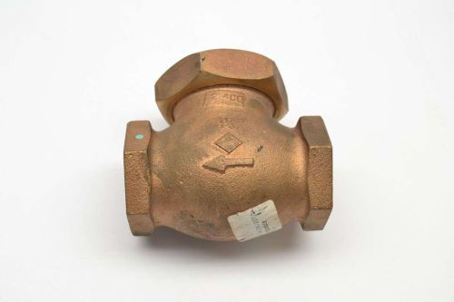 New jenkins 117a 300 cwp 1-1/4 in npt bronze 150 swing gate check valve b448041 for sale