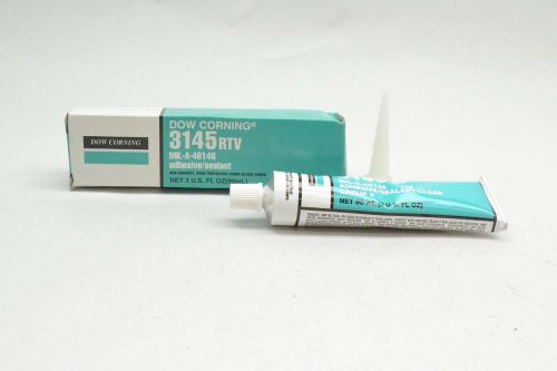 New dow corning 3145rtv mil-a-46146 adhesive/sealant 3 fl. oz. clear d411058 for sale