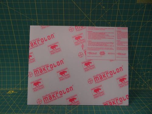 Makrolon Clear Polycarbonate Sheet 18-7/8&#034; x 14-29/32&#034; x 7/32&#034; 1.949 SquareFeet