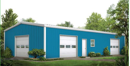Nubuilding flex-panel steel building kit 27&#039; x 60&#039; x 13&#039; for sale