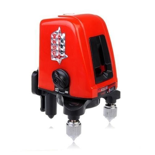 AK435 360 degree Self-leveling Cross Laser Level Red 2 Line 1 Point Electrical