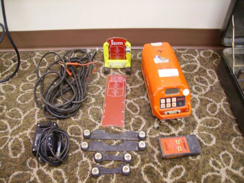 Apache technologies arrow 2 pipe laser w/ target and remote control for sale