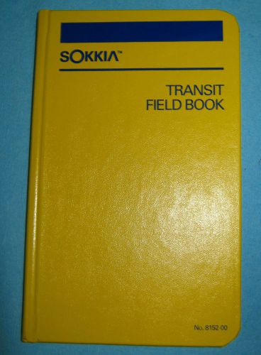 New Sokkia Transit Field Book 815200